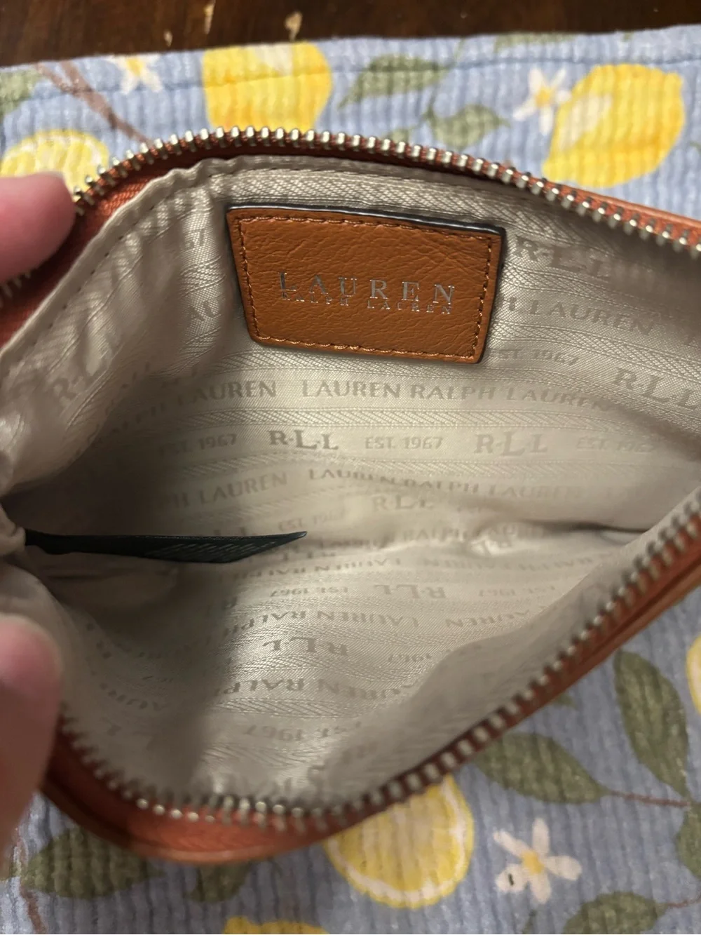 Ralph Lauren Stockbridge wristlet